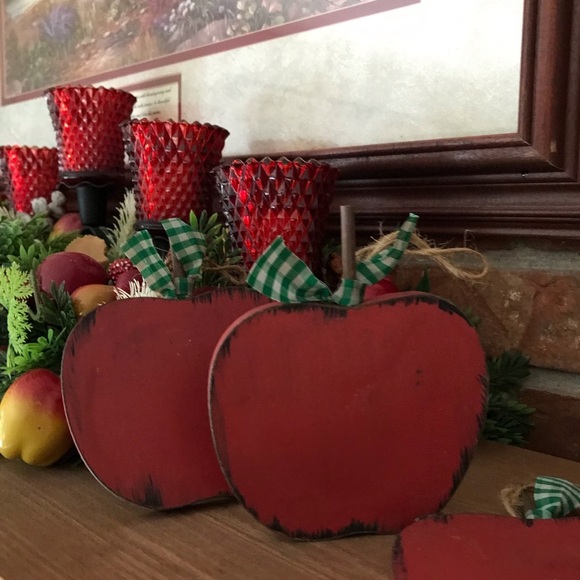 Rare Vintage Apple Home Interior 3 pc Set - Picture 3 of 6